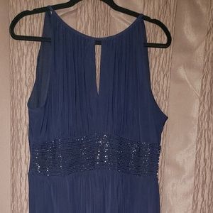 Blue cocktail dress